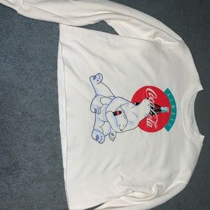Coca Cola Cropped Sweater